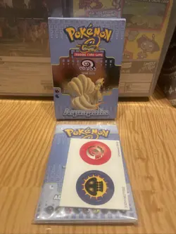 POKEMON TCG ABYSS THEME DECK AQUAPOLIS BOX & INSERTS ONLY - NO CARDS - Image 1