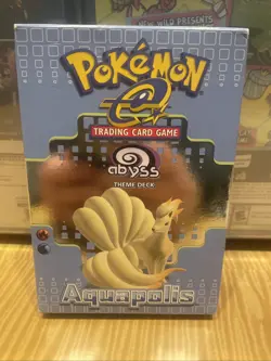POKEMON TCG ABYSS THEME DECK AQUAPOLIS BOX & INSERTS ONLY - NO CARDS - Image 5