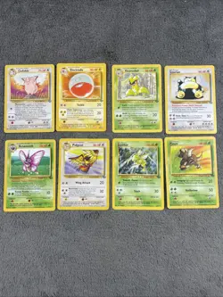 Pokemon TCG Jungle Set Non-Holo Rare Bundle Pokemon Cards HP-LP - Image 1