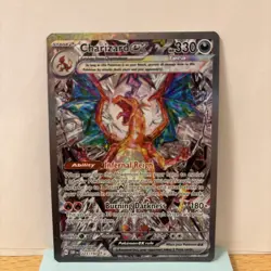 Charizard ex 223/197 Full Art Secret illustration Rare Obsidian Flames Pokemon - Image 1