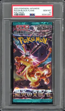 PSA 10 Ruler of the Black Flame SV3 - Charizard Pack - Japanese Pokemon Obsidian - Image 1