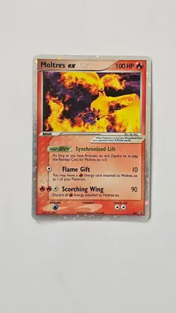 Moltres Ex Black Star Promo 031 2005 MP Pokemon TCG (2) - Image 1