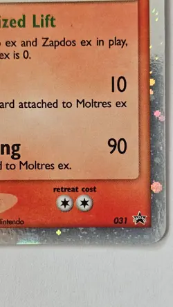Moltres Ex Black Star Promo 031 2005 MP Pokemon TCG (2) - Image 3