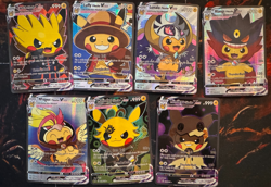 Pikachu VCOS COMPLETE SET - 55x Pokemon Cards Cosplay Holo Full Art sealed deck - Image 4