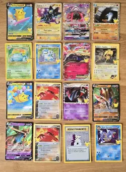 Pokemon Celebrations 25th Anniversary Bundle - 16 Cards - NM/M - Image 1