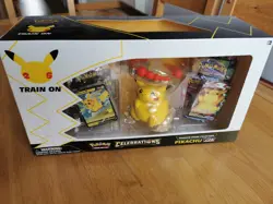 Pokemon TCG Celebrations Pikachu VMAX 25th Anniversary Premium Figure Collection - Image 1