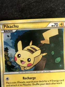 Pikachu HGSS03 Heart Gold & Soul Silver Holo Ultra Rare Promo Pokemon Card - Image 3