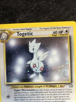 Togetic 16/111 Neo Genesis Holo Rare Pokemon Card-Ex Condition - Image 3