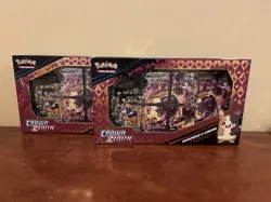 LOT OF 2 Pokemon Crown Zenith Morpeko V Union Boxes New Sealed - Image 1