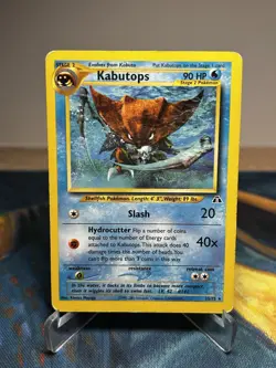 Kabutops 25/75 Neo Discovery Rare Unlimited Vintage Non Holo Pokemon Card - Image 1