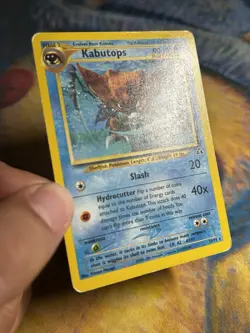Kabutops 25/75 Neo Discovery Rare Unlimited Vintage Non Holo Pokemon Card - Image 3