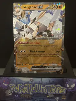 Pokemon Card Garganacl ex 089/142 Half Art Stellar Crown Double Rare Near Mint - Image 1