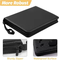 Waterproof Trading Card Binder - 720 Card Capacity for Young Collectors - Image 4