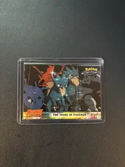 1999 Topps Mewtwo Strikes Back The Tears of Pokemon Card (The First Movie #37) - Image 1