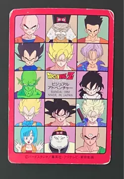 Dragon Ball Carddass Visual Adventure Son Goku No.198, card collectible, slight - Image 2