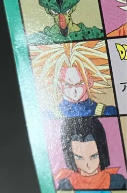 Dragon Ball Carddass Visual Adventure 95 Cell Trunks No.283 Card Used - Image 3