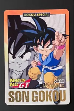 Dragon Ball GT Carddass No.92 Son Goku Card Japanese Collectible - Image 1