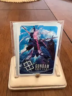 Gundam Card Game Strike Gundam Promo Sleeves Release Event 10 ct Sleeves - Image 1