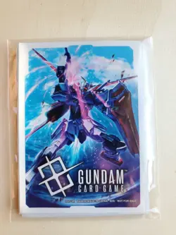 Gundam Card Game Strike Gundam Promo Sleeves Release Event 10 Ct Sleeves - Image 1