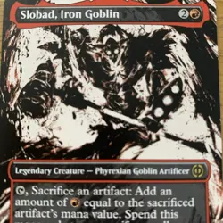 Slobad, Iron Goblin - 311 - R Borderless - Phyrexia: All Will Be One - MTG Magic - Image 2