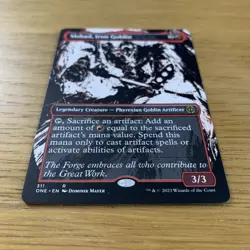 Slobad, Iron Goblin - 311 - R Borderless - Phyrexia: All Will Be One - MTG Magic - Image 3