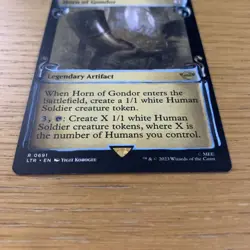MTG Horn of Gondor Showcase Scrolls LOTR - R 0691 Near Mint Magic The Gathering - Image 3