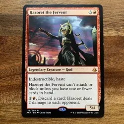 MTG Hazoret the Fervent Amonkhet Mythic NM Magic The Gathering Card EN - Image 1