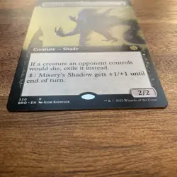 MTG Misery’s Shadow The Brothers War - Extended Art Rare Near Mint Magic Card - Image 4