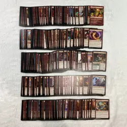 MTG - Mono Red Bulk Job Lot Bundle Approx 352 Cards 600g Foil And Non Foil - Image 1