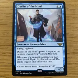 MTG Duelist of the Mind [Outlaws of Thunder Junction] Rare Magic The Gathering - Image 1