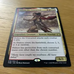 MTG Haktos the Unscarred [Theros Beyond Death] Magic The Gathering Rare Card - Image 3