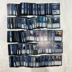 MTG - Mono Blue Bulk Job Lot Bundle Approx 360 Cards 612g Foil And Non Foil - Image 1