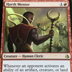 MTG Harsh Mentor Amonkhet Rare Excellent Magic The Gathering Card English - Image 2