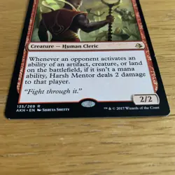 MTG Harsh Mentor Amonkhet Rare Excellent Magic The Gathering Card English - Image 4