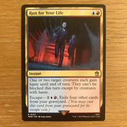 MTG Run for Your Life [Doctor Who] Near Mint Magic The Gathering Card Rare - Image 1