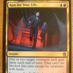 MTG Run for Your Life [Doctor Who] Near Mint Magic The Gathering Card Rare - Image 2