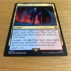 MTG Run for Your Life [Doctor Who] Near Mint Magic The Gathering Card Rare - Image 3