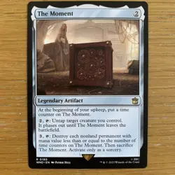 MTG The Moment [Doctor Who] Near Mint Rare Magic The Gathering Card - Image 1