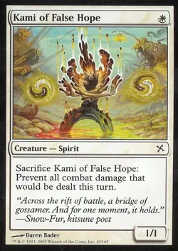 Kami of False Hope - Light Play MTG Betrayers of Kamigawa - Image 1