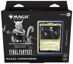 Magic TCG Deck Final Fantasy Commander SCION E STREGONERIA - ITALIANO ITA FF MTG - Image 1