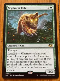 Scythecat Cub - Foundations 25 - MTG - 0024 - Image 1