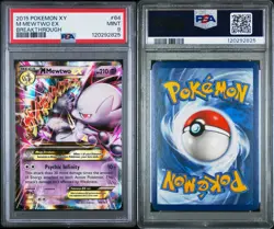 2015 POKEMON XY BREAKTHROUGH #64 M MEWTWO EX BREAKTHROUGH PSA 9 - Image 3