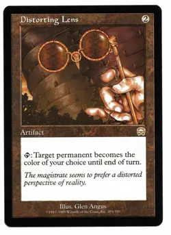 Magic The Gathering MTG Card Distorting Lense 293/350 Mercadian Masques Rare! NM - Image 1