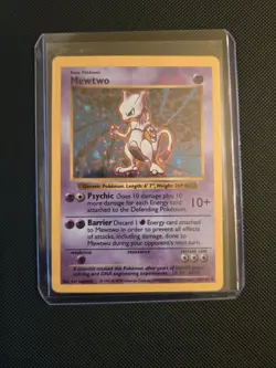 Mewtwo - Shadowless Base Set Holo 10/102 - Vintage WOTC 1999 Pokemon Card - NM - Image 1