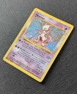 Mewtwo - Shadowless Base Set Holo 10/102 - Vintage WOTC 1999 Pokemon Card - NM - Image 2