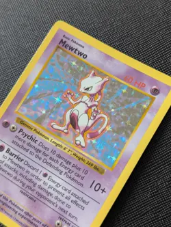 Mewtwo - Shadowless Base Set Holo 10/102 - Vintage WOTC 1999 Pokemon Card - NM - Image 3