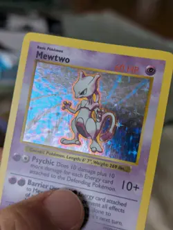 Mewtwo - Shadowless Base Set Holo 10/102 - Vintage WOTC 1999 Pokemon Card - NM - Image 4