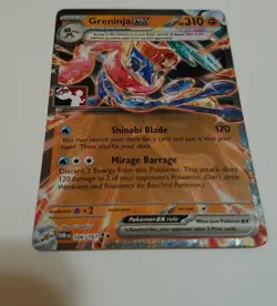 Play! Pokemon Prize Pack Series 7 Twilight Masquerade 106/167 Greninja ex - Image 3