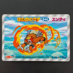 Entei No.244 Topsun 3D Advance Generation Pokemon Card Japanese - Image 2