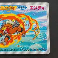 Entei No.244 Topsun 3D Advance Generation Pokemon Card Japanese - Image 4